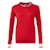 Fendi Verzierter Pullover aus Kaschmir und Seide Rot  ref.1284937