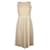 Fendi Beige & Cream Dress with Panel Skirt White gold  ref.1284938