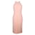 Bottega Veneta Peach/ Dusty Pink Razorback Midi Dress Triacetate  ref.1284939