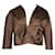 Autre Marque Olivgrüne kurze Jacke von Max Mara mit Schleife vorne Khaki Baumwolle Polyester  ref.1284941