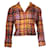 Roberto Cavalli Veste courte en laine multicolore avec doublure en soie Coton  ref.1284942