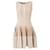 Alaïa Alaia Fit and Flare Knitted Dress White Polyester Viscose Elastane Polyamide  ref.1284946