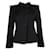 Autre Marque Contemporary Designer Emporio Armani Black Asymetrical Wool Jacket Elastane Polyamide  ref.1284952