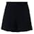 Red Valentino Fluted Shorts Black Polyester Viscose Elastane  ref.1284969