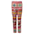 Pantaloni in seta stampata di Dolce & Gabbana Multicolore Elastan  ref.1284975