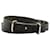Bracelet enroulé en cuir noir HERMÈS avec détails argentés  ref.1284989