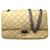 Chanel Light Gold Reissue 2.55 Classic Maxi 227 lined Flap Bag Golden Pony-style calfskin  ref.1285011