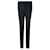 Hermès Hermes Hose mit weitem Bein aus Woll-Baumwoll-Mischgewebe Schwarz Baumwolle  ref.1285052