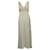 Alice + Olivia élégante robe de soirée flatteuse en soie ivoire Écru  ref.1285085
