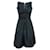 Dolce & Gabbana Vestido de noite preto com lantejoulas Seda Raio  ref.1285101