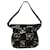Céline Celine Brown Print Velvet Shoulder Bag Leather  ref.1285111