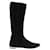 Miu Miu Pearl Studded Suede Boots Black  ref.1285118