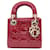 Christian Dior  Patent Lady Bag Mini Red  ref.1285152