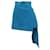 Autre Marque CONTEMPORARY DESIGNER Blue Asymmetric Skirt Silk Wool  ref.1285288