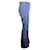 TORY BURCH Flare Navy Pants Navy blue Cotton  ref.1285340