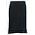 Lanvin Black Skirt with Metallic Details Silk  ref.1285381