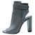 Autre Marque Contemporary Designer Grey Open Heel Boots Leather  ref.1285401