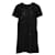 Robe noire à manches courtes D&G Polyester  ref.1285406