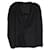 Autre Marque DESIGNER CONTEMPORANEO Blazer nero con strisce bianche Lana Elastan  ref.1285412