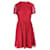 BURBERRY LONDON Red Lace Dress  ref.1285446