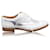CHURCH'S Burwood White Prestige Loafer Silvery Leather  ref.1285453