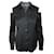 Donna Karan Black Shirt with Shoulders' Cutouts Cotton Elastane Nylon  ref.1285508