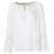 Autre Marque Contemporary Designer Eyelet Lace Embellished Blouse White Silk  ref.1285532