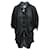 Vestido preto drapeado tamanho grande Junya Watanabe Poliéster  ref.1285533