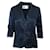 Blazer de seda azul marinho Lanvin com botões de cor latão  ref.1285552
