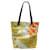 Salvatore Ferragamo Petit sac cabas en satin de soie imprimé jungle Multicolore  ref.1285586