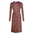 Diane Von Furstenberg Kleid mit Paisley-Muster Schwarz Nylon  ref.1285595