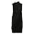 Balenciaga Schwarzes Seidenkleid mit Krawatten  ref.1285630