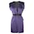 Autre Marque Robe en soie violette de créateur contemporain  ref.1285636