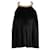 Moschino Cheap And Chic Black Open Back Top with Faux Pearls Neckline Rayon  ref.1285639