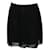 Autre Marque CONTEMPORARY DESIGNER Black A-line Lace Skirt Cotton  ref.1285641