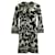 Vestido midi Diane Von Furstenberg preto e branco com estampa de borboleta Seda  ref.1285646
