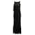 Hugo Boss Langes schwarzes Abendkleid mit Spitzenrücken  ref.1285688