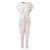 Autre Marque Zeitgenössische Designerin RAQUEL ALLEGRA Baumwoll-Jumpsuit mit tiefer Beininnenseite Pink Baumwolle  ref.1285718