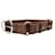 Erdem Brown Ring Embellished Leather Belt  ref.1285739