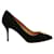 Zapatos de salón con botones Desiree de edición limitada en ante negro Charlotte Olympia Suecia  ref.1285740