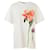 Valentino-Blumen-T-Shirt Weiß Baumwolle  ref.1285750