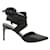 Autre Marque Zeitgenössische Designer-High-Heels aus schwarzem Leder mit Schleife  ref.1285757