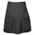 Miu Miu Dark Grey Knee Length Skirt Polyester Wool Elastane  ref.1285773