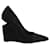Chaussures compensées en daim noir Alexander Wang Suede  ref.1285785