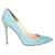 Gianvito Rossi Light Blue Suede Pointed Toe Heels Leather  ref.1285789