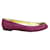 Giuseppe Zanotti Dark Pink/ Purple Ballerinas with Embellishments Fuschia Suede Leather  ref.1285790