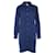 Michael Michael Kors Robe chemise bleu marine Polyester  ref.1285843