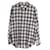 Issey Miyake Black and White Check Long Sleeve Shirt Cotton  ref.1285855