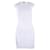 ALEXANDER MCQUEEN Robe moulante Polyester Viscose Polyamide Blanc  ref.1285883