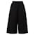 Gucci Pantalones cortos de pierna ancha Negro Viscosa Elastano  ref.1285904